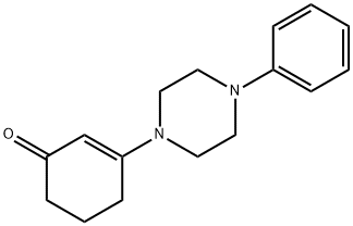 3-(4-PHENYLPIPERAZINYL)CYCLOHEX-2-EN-1-ONE Struktur