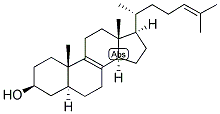 8,24(5-ALPHA)-CHOLESTADIEN-3-BETA-OL Struktur