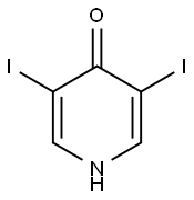 3,5-DIIODOPYRIDIN-4(1H)-ONE Struktur