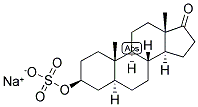 3-BETA-HYDROXY-5-ALPHA-ANDROSTAN-17-ONE 3-SULPHATE Struktur