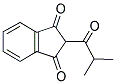 2-(2-METHYLPROPANOYL)INDANE-1,3-DIONE Struktur