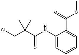 METHYL 2-[(3-CHLORO-2,2-DIMETHYLPROPANOYL)AMINO]BENZENECARBOXYLATE Struktur