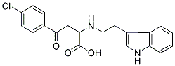 4-(4-CHLOROPHENYL)-2-([2-(1H-INDOL-3-YL)ETHYL]AMINO)-4-OXOBUTANOIC ACID Struktur