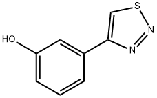 3-(1,2,3-THIADIAZOL-4-YL)BENZENOL Struktur