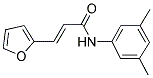 N-(3,5-DIMETHYL-PHENYL)-3-FURAN-2-YL-ACRYLAMIDE Struktur