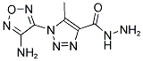 1-(4-AMINO-1,2,5-OXADIAZOL-3-YL)-5-METHYL-1H-1,2,3-TRIAZOLE-4-CARBOHYDRAZIDE Struktur