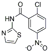 (2-CHLORO-5-NITROPHENYL)-N-(2,5-THIAZOLYL)FORMAMIDE Struktur