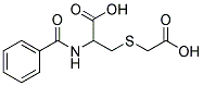 2-BENZOYLAMINO-3-CARBOXYMETHYLSULFANYL-PROPIONIC ACID Struktur