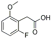 2-FLUORO-6-METHOXYPHENYLACETIC ACID Struktur