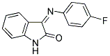 3-((4-FLUOROPHENYL)IMINO)INDOLIN-2-ONE Struktur