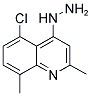 5-CHLORO-2,8-DIMETHYL-4-HYDRAZINOQUINOLINE Struktur