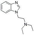 N-[2-(1H-BENZIMIDAZOL-1-YL)ETHYL]-N,N-DIETHYLAMINE Struktur