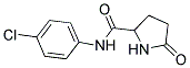 5-OXO-PYRROLIDINE-2-CARBOXYLIC ACID (4-CHLORO-PHENYL)-AMIDE Struktur