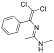 N'-(2,2-DICHLORO-1-PHENYLVINYL)-N-METHYLETHANIMIDAMIDE Struktur