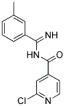 N4-IMINO(3-METHYLPHENYL)METHYL-2-CHLOROISONICOTINAMIDE Struktur