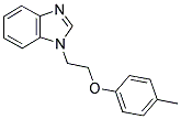 1-[2-(4-METHYLPHENOXY)ETHYL]-1H-BENZIMIDAZOLE Struktur