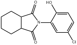 2-(5-CHLORO-2-HYDROXYPHENYL)HEXAHYDRO-1H-ISOINDOLE-1,3(2H)-DIONE Struktur