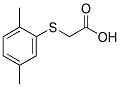 (2,5-DIMETHYL-PHENYLSULFANYL)-ACETIC ACID Struktur