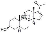 9(11), 16,(5-ALPHA)-PREGNADIEN-3-BETA-OL-20-ONE Struktur