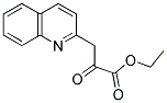 2-OXO-3-QUINOLIN-2-YL-PROPIONIC ACID ETHYL ESTER Struktur