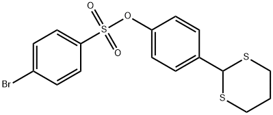 4-(1,3-DITHIAN-2-YL)PHENYL 4-BROMOBENZENESULFONATE Struktur