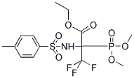 ETHYL 2-(DIMETHOXYPHOSPHORYL)-3,3,3-TRIFLUORO-2-([(4-METHYLPHENYL)SULFONYL]AMINO)PROPANOATE Struktur