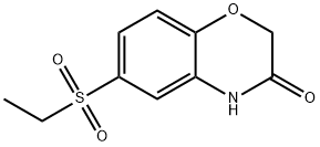 6-(ETHYLSULPHONYL)-2H-1,4-BENZOXAZIN-3(4H)-ONE Struktur