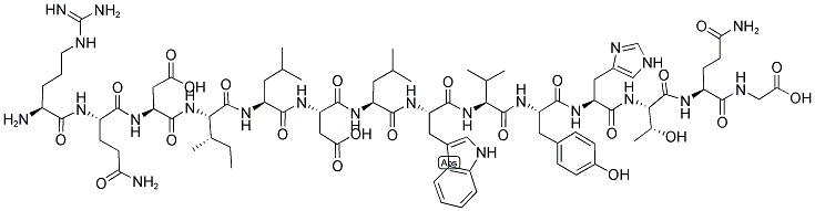 ARG-GLN-ASP-ILE-LEU-ASP-LEU-TRP-VAL-TYR-HIS-THR-GLN-GLY Struktur