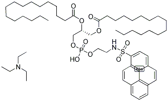 N-(1-PYRENESULFONYL)-1,2-DIHEXADECANOYL-SN-GLYCERO-3-PHOSPHOETHANOLAMINE, TRIETHYLAMMONIUM SALT Struktur