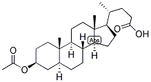 5-ALPHA-CHOLANIC ACID-3-BETA-OL ACETATE Struktur