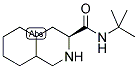 (S)-T-BUTYL-DECAHYDRO-3-ISOQUINOLINE CARBOXAMIDE Struktur