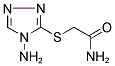 2-[(4-AMINO-4H-1,2,4-TRIAZOL-3-YL)SULFANYL]ACETAMIDE Struktur