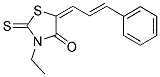 3-ETHYL-5-(3-PHENYLPROP-2-ENYLIDENE)-2-THIOXO-1,3-THIAZOLIDIN-4-ONE Struktur