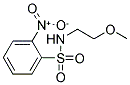 (2-METHOXYETHYL)((2-NITROPHENYL)SULFONYL)AMINE Struktur