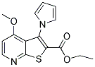 ETHYL 4-METHOXY-3-(1H-PYRROL-1-YL)THIENO[2,3-B]PYRIDINE-2-CARBOXYLATE Struktur