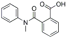 2-[[METHYL(PHENYL)AMINO]CARBONYL]BENZOIC ACID Struktur