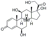 1,4-PREGNADIEN-6-BETA, 11-BETA, 17,21-TETROL-3,20-DIONE Struktur