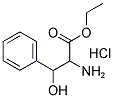 2-AMINO-3-HYDROXY-3-PHENYL-PROPIONIC ACID ETHYL ESTER HYDROCHLORIDE Struktur