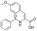 (2Z)-2-(BENZOYLAMINO)-3-(4-METHOXYPHENYL)ACRYLIC ACID Struktur