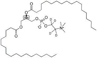 1,2-DISTEAROYL-SN-GLYCERO-3-PHOSPHOCHOLINE-1,1,2,2-D4 Struktur