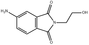 5-AMINO-2-(2-HYDROXY-ETHYL)-ISOINDOLE-1,3-DIONE Struktur