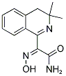 (2Z)-2-(3,3-DIMETHYL-3,4-DIHYDROISOQUINOLIN-1-YL)-2-(HYDROXYIMINO)ACETAMIDE Struktur