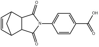 4-(3,5-DIOXO-4-AZA-TRICYCLO[5.2.1.0(2,6)]DEC-8-EN-4-YL)-BENZOIC ACID Struktur