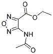 ETHYL 4-(ACETYLAMINO)-1,2,5-OXADIAZOLE-3-CARBOXYLATE Struktur