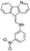 N-[(Z)-5H-INDENO[1,2-B]PYRIDIN-5-YLIDENEMETHYL]-N-(3-NITROPHENYL)AMINE Struktur