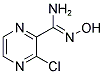 3-CHLOROPYRAZINE-2-CARBOXAMIDE OXIME Struktur