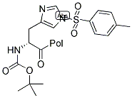 BOC-D-HIS(TOS)-MERRIFIELD RESIN Struktur