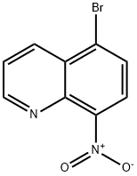 5-BROMO-8-NITROQUINOLINE Struktur