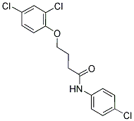 N-(4-CHLOROPHENYL)-4-(2,4-DICHLOROPHENOXY)BUTANAMIDE Struktur