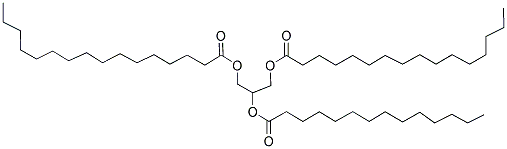 1,3-PALMITIN-2-MYRISTIN Struktur